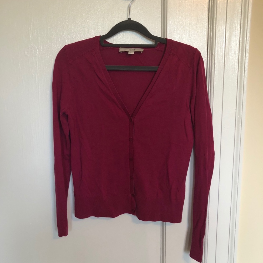 Pink Loft Cardigan